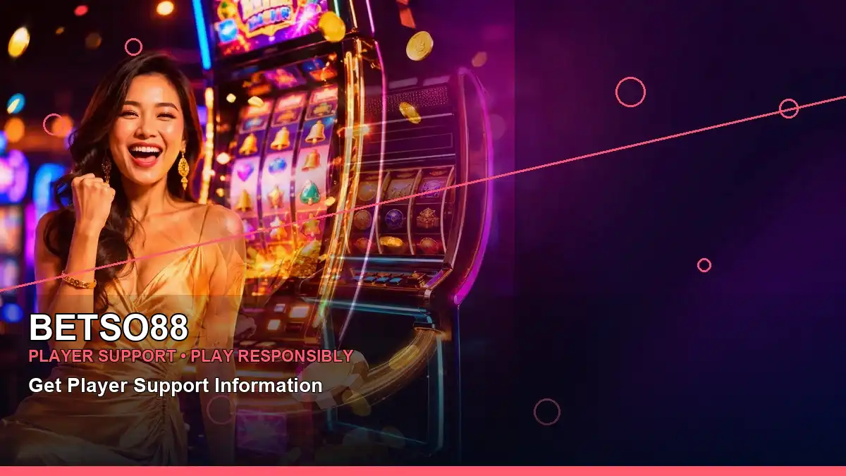 BETSO88 fruit reel slot games with an adult Filipina player in a close-up left-framed composition
