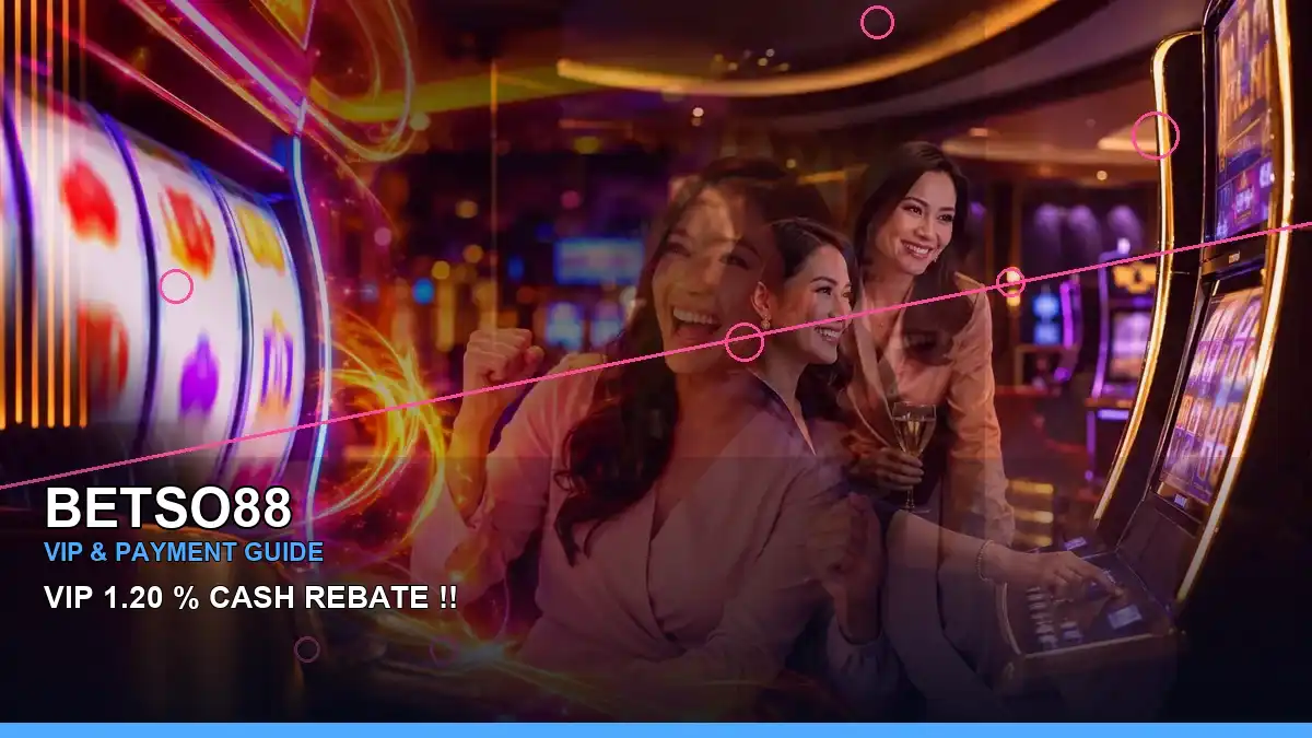 BETSO88 party slot games shown in a panoramic reel scene for Philippine players exploring current promotions